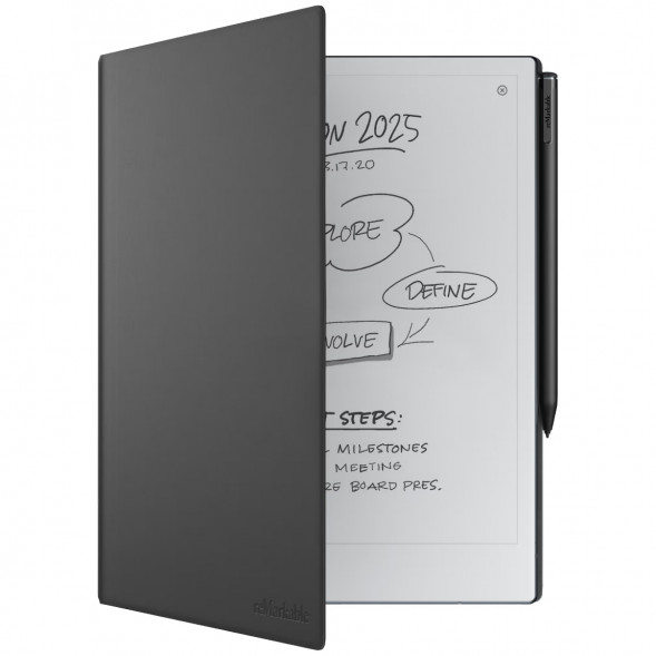 Графический планшет reMarkable 2 со стилусом Marker Plus и чехлом Book Folio черный (RM115) в Тамбове