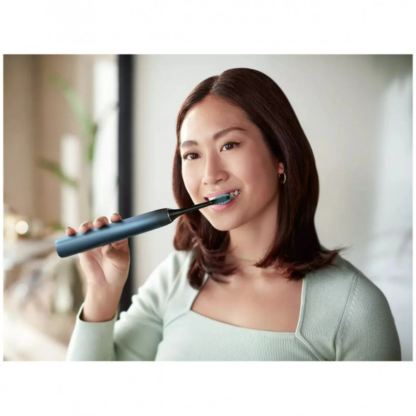 Электрическая звуковая зубная щетка Philips Sonicare DiamondClean 9000 HX9911/88, темно-синий в Тамбове