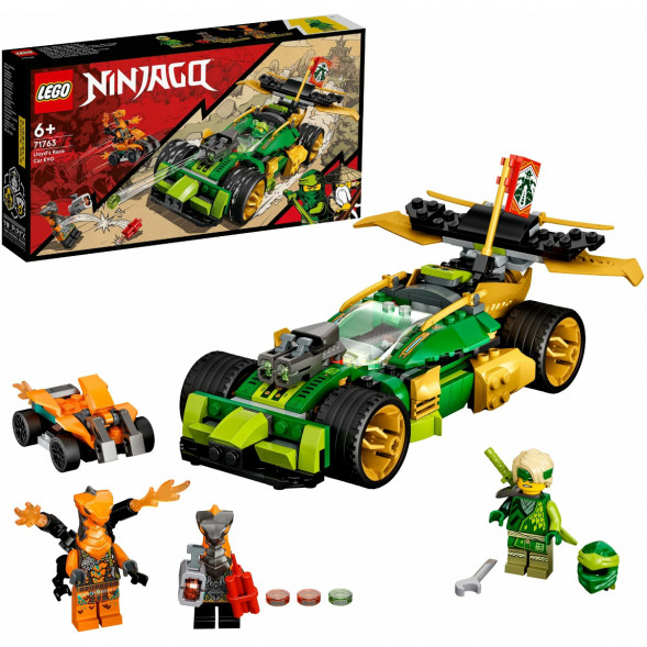 Конструктор LEGO Ninjago 71763 Гоночный автомобиль ЭВО Ллойда в Тамбове