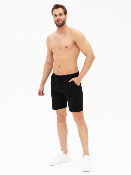 Шорты мужские трикотажные, черный, XXXL в Тамбове