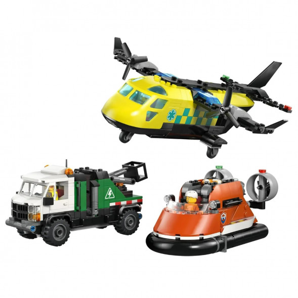 Конструктор LEGO City 60505 Самолет, сервисный грузовик и судно на воздушной подушке в Тамбове