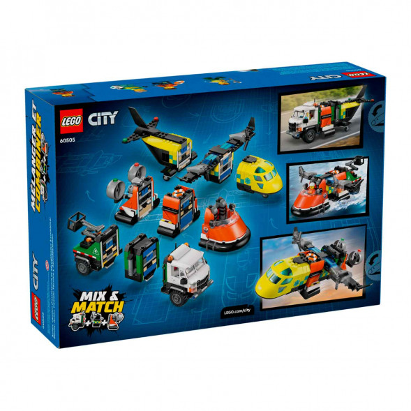 Конструктор LEGO City 60505 Самолет, сервисный грузовик и судно на воздушной подушке в Тамбове