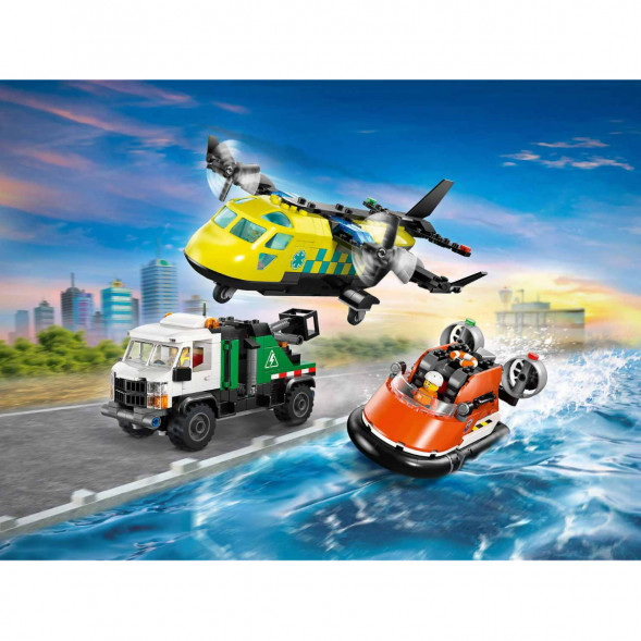 Конструктор LEGO City 60505 Самолет, сервисный грузовик и судно на воздушной подушке в Тамбове