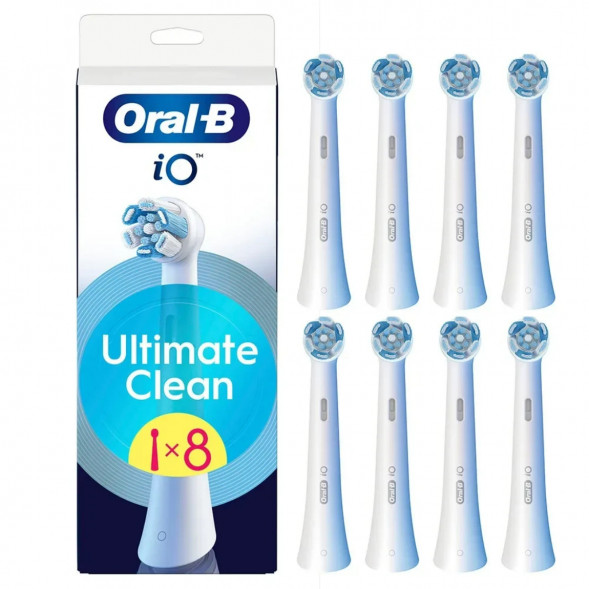 Сменные насадки Oral-B iO Series Ultimate Clean 360, 8 шт., белый в Тамбове