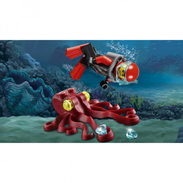 Конструктор LEGO City Deep Sea Explorers 60090 Глубоководный скутер в Тамбове