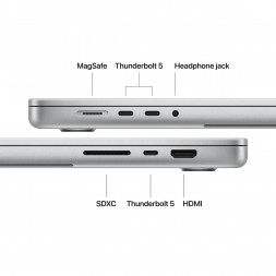 Ноутбук Apple MacBook Pro 16 2026 MGE74 (M5 Max 32-Core GPU, 36/2TB), Серебристый/Silver
