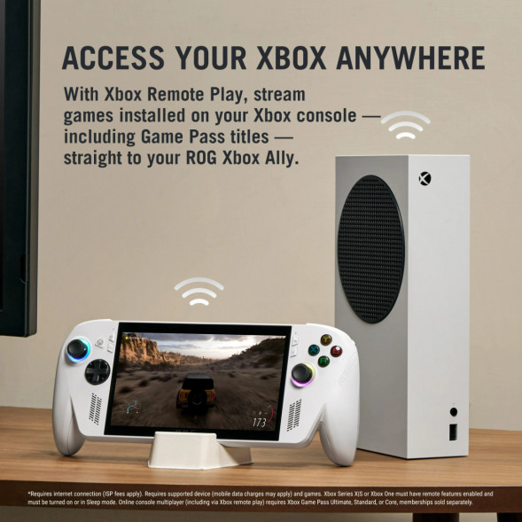 Портативная игровая консоль Asus Rog Ally Xbox 16GB/512GB Z2A, White в Тамбове