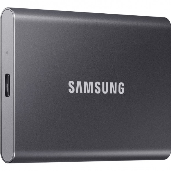 1 ТБ Внешний SSD Samsung T7, USB 3.2 Gen 2 Type-C, серый в Тамбове
