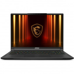 Ноутбук MSI Stealth A16 AI+ A3HWHG-239XRU (16", OLED, AMD Ryzen AI 9 365 2ГГц, 10 ядер, 32ГБ LPDDR5x, 1ТБ SSD, NVIDIA GeForce RTX 5070 Ti, без ОС), черный