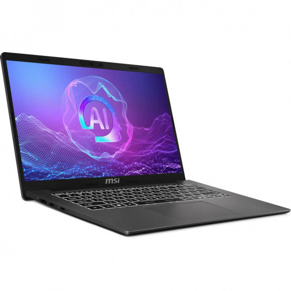 Ноутбук MSI Modern A14 AI+ F3HMG-041XRU (14&amp;quot;, IPS, AMD Ryzen AI 5 330 2ГГц, 4 ядра, 16ГБ DDR5, 512ГБ SSD, AMD Radeon 820M, без ОС), серый в Тамбове