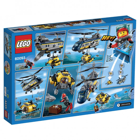 Конструктор LEGO City Deep Sea Explorers 60093 Вертолет исследователей моря в Тамбове