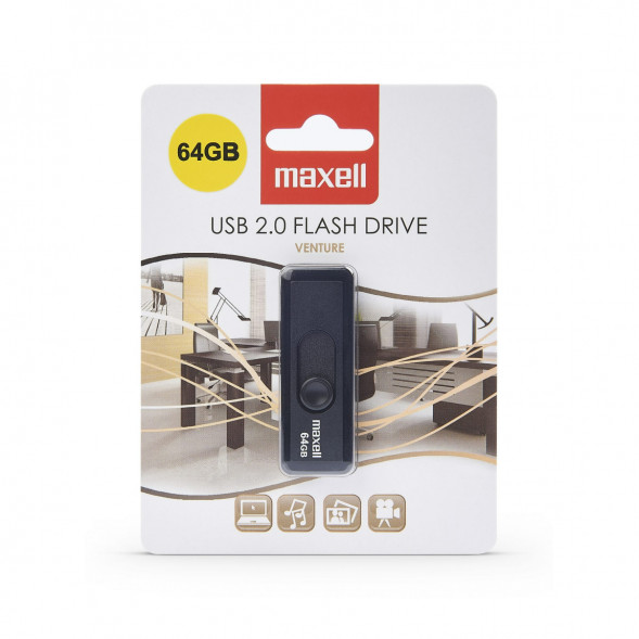 Карта памяти Maxell USB 2.0 64 ГБ Venture в Тамбове
