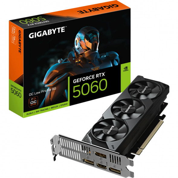 Видеокарта Gigabyte RTX 5060 OC Low Profile (GV-N5060OC-8GL)  в Тамбове