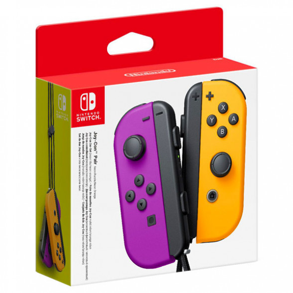 Геймпад Nintendo Switch Joy-Con controllers Duo, фиолетовый/оранжевый в Тамбове