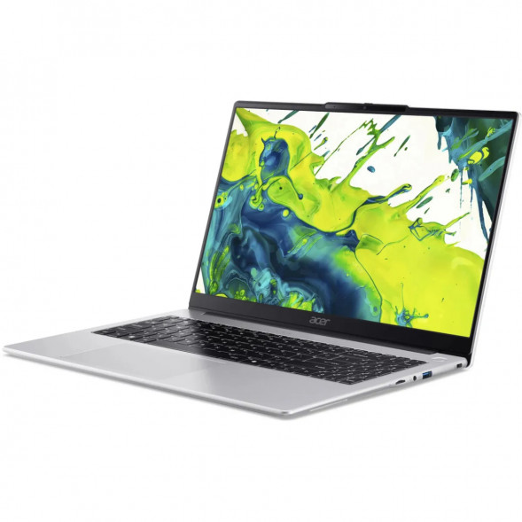 Ноутбук Acer Aspire Lite AL15-74P-569P (15.6&amp;quot;, IPS, Intel Core Ultra 5 125H 1.2ГГц, 14-ядерный, 16ГБ DDR5, 512ГБ SSD, Intel Arc, без ОС), серебристый в Тамбове