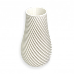 Ваза для сухоцветов HatRom Spiral, белый