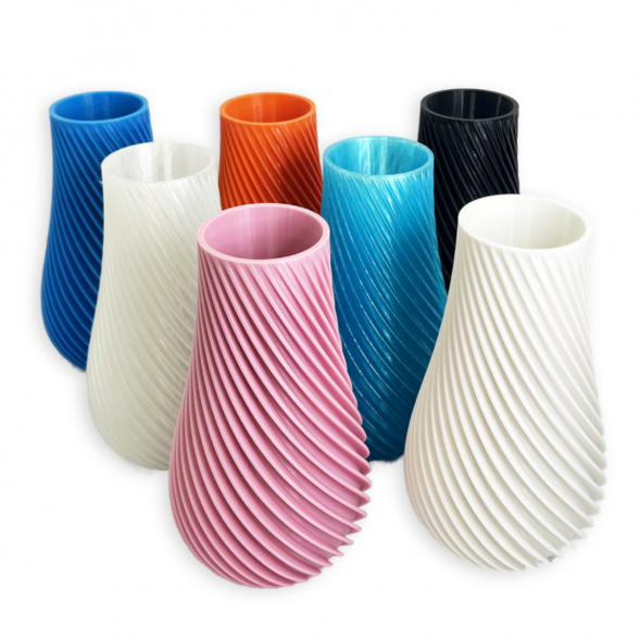 Ваза для сухоцветов HatRom Spiral, голубой в Тамбове