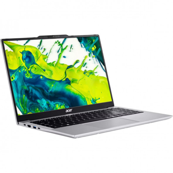 Ноутбук Aser Aspire Lite 15 AL15-53P-56PA (15.6&amp;quot;, IPS, Intel Core 5 120U, 10 ядер, 16 ГБ DDR4, 512 ГБ SSD, Intel Graphics, без ОС), серебристый в Тамбове