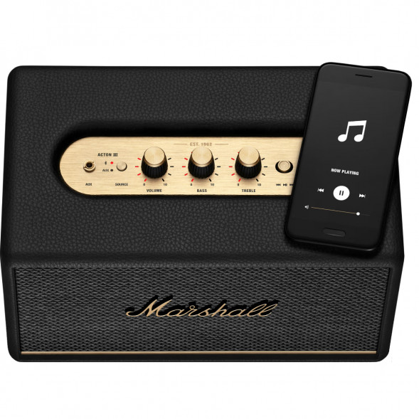 Портативная акустика Marshall Acton III, 60 Вт, черный в Тамбове