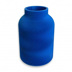 Ваза для сухоцветов HatRom Wave, синий
