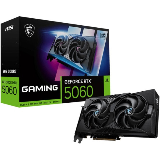 Видеокарта MSI RTX 5060 8 ГБ RTL (RTX 5060 8G GAMING OC) в Тамбове