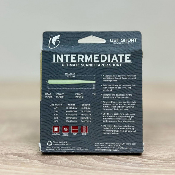 Рыболовная леска Scientific Anglers UST Short St-10/11-I Intermediate 125215 в Тамбове