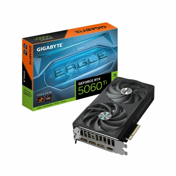 Видеокарта GIGABYTE GeForce RTX 5060 TI EAGLE OC 8G (GV-N506TEAGLE OC-8GD) в Тамбове