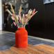 Ваза для сухоцветов HatRom Wave, оранжевый в Тамбове