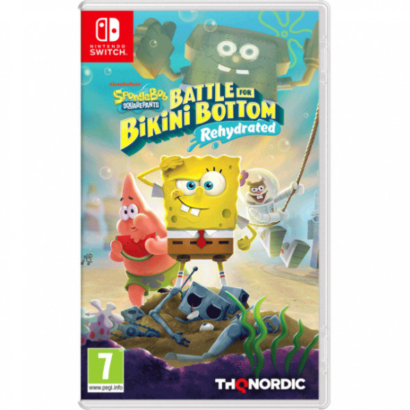 Игра SpongeBob SquarePants: Battle for Bikini Bottom - Rehydrated [Nintendo Switch, русские субтитры] в Тамбове
