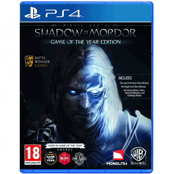 Игра Middle Earth: Shadow Of Mordor. Game of the Year Edition [PS4, русские субтитры] в Тамбове