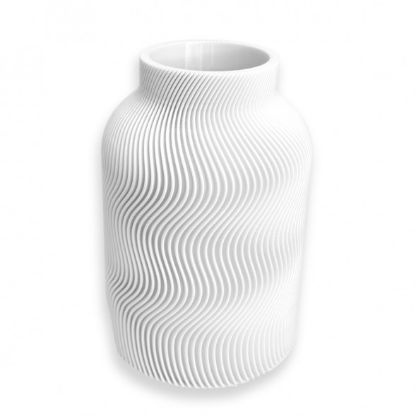 Ваза для сухоцветов HatRom Wave, белый в Тамбове