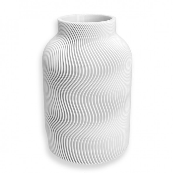 Ваза для сухоцветов HatRom Wave, белый в Тамбове