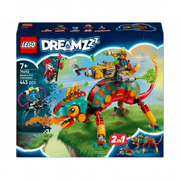 Конструктор LEGO DREAMZzz 71492 Огненный хамелеон Матео в Тамбове