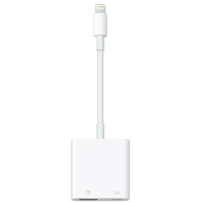 Разъем Apple Lightning - USB/Lightning, белый в Тамбове