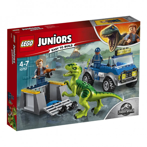 Конструктор LEGO Juniors 10757 Грузовик спасателей для перевозки раптора в Тамбове