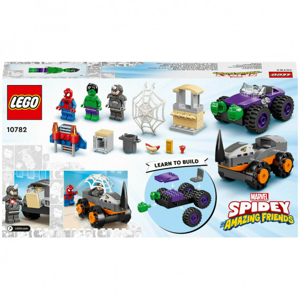 Конструктор LEGO Super Heroes 10782 Схватка Халка и Носорога на грузовиках в Тамбове